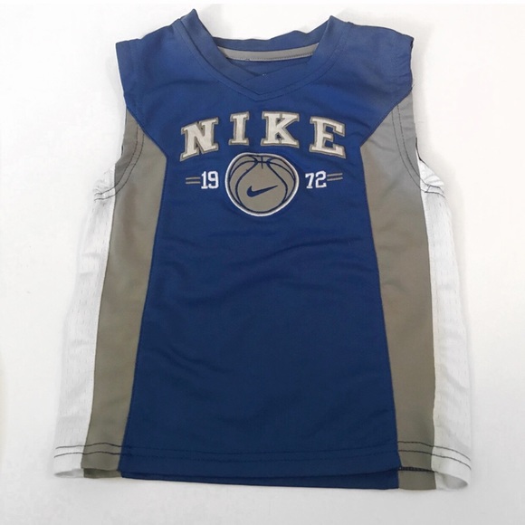 Nike Other - NIKE blue and white sleeveless top- 3T in EUC
